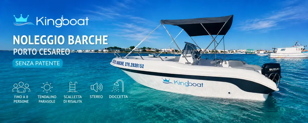 King Boat Porto Cesareo — Noleggio barche a Porto Cesareo (LE)